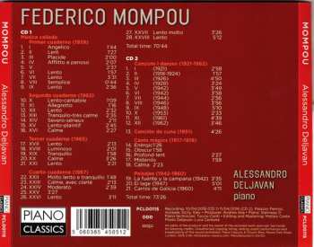 2CD Frederic Mompou: Musica Callada . Cancons i Danses · Cants Màgics · Paisajes