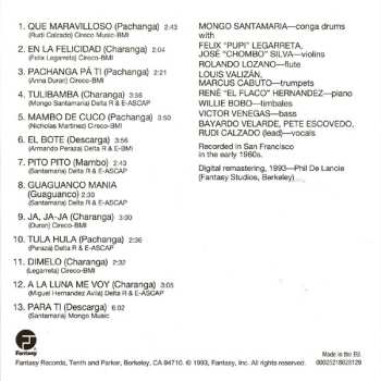 CD The Mongo Santamaria Orchestra: Sabroso!