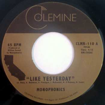 SP Monophonics: Like Yesterday / Freedom