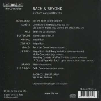 15CD/Set di cofanetti Johann Sebastian Bach: Bach & Beyond LTD