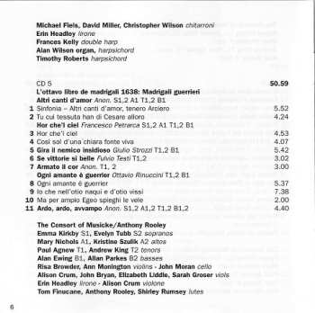 7CD/Set di cofanetti Claudio Monteverdi: Madrigali