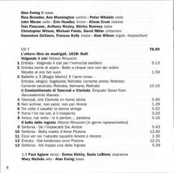 7CD/Set di cofanetti Claudio Monteverdi: Madrigali