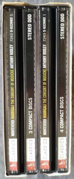 7CD/Set di cofanetti Claudio Monteverdi: Madrigali