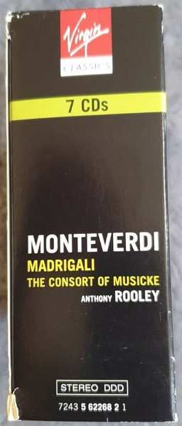 7CD/Set di cofanetti Claudio Monteverdi: Madrigali