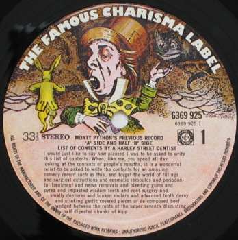 LP Monty Python: Monty Python's Previous Record