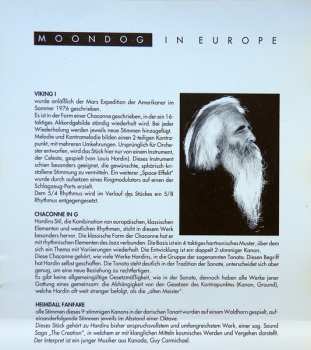 CD Moondog: Moondog In Europe