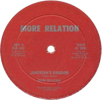 Album More Relation: Jahoveah's Kingdom / Solve Them