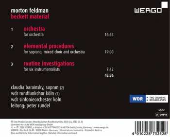 CD Morton Feldman: Beckett Material