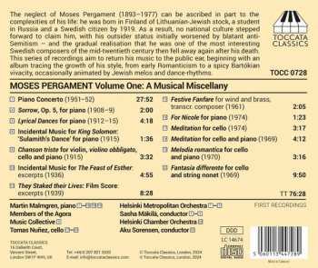 CD Tomas Nunez: Volume One: A Musical Miscellany