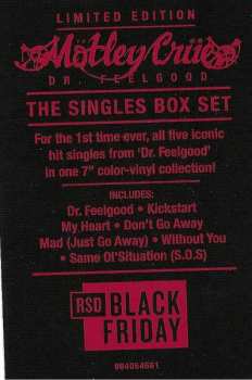 5SP/Set di cofanetti Mötley Crüe: Dr. Feelgood - The Singles Box Set LTD | CLR