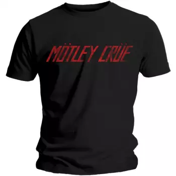 Maglietta Distressed Logo Motley Crue 