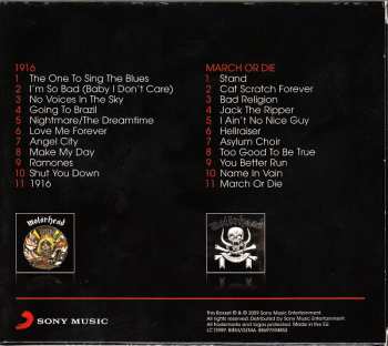 2CD/Set di cofanetti Motörhead: 1916 / March Ör Die