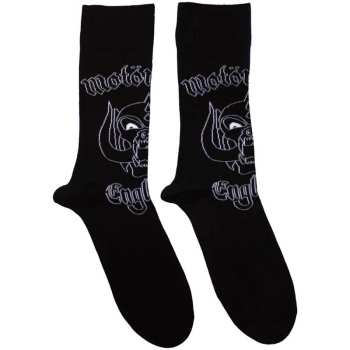 Merce Motörhead: Motorhead Unisex Ankle Socks: England (black) (uk Size 4 - 7) 36 - 42
