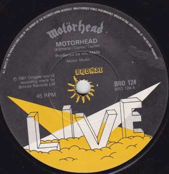 LP Motörhead: Motorhead (picture Disc)(rsd 2026)