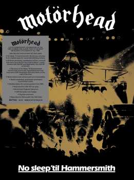 4CD/Set di cofanetti Motörhead: No Sleep 'Til Hammersmith DLX