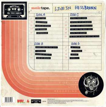 2LP Motörhead: The Löst Tapes Vol. 4 (Live At Sporthalle, Heilbronn, 29th December 1984) CLR | LTD