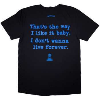 Merce Motörhead: Motorhead Unisex T-shirt: Ace Of Spades Lyric (back Print) (black) (small) S
