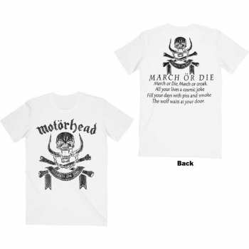 Merce Motörhead: Tričko March Or Die S