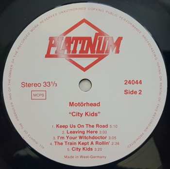 LP Motörhead: City Kids