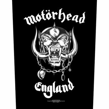 Merch Motörhead: Applicazione sulla schiena England