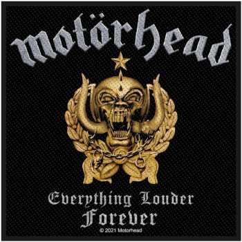 Merce Motörhead: Zádová Nášivka Everything Louder Forever