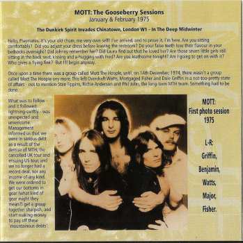 CD Mott: The Gooseberry Sessions & Rarities
