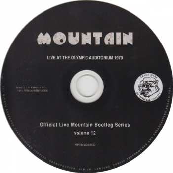 CD Mountain: Olympic Auditorium, Los Angeles, CA 1970