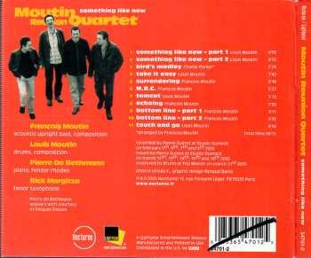 CD Moutin Réunion Quartet: Something Like Now