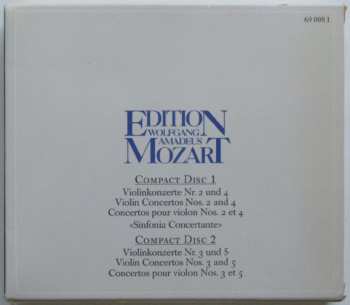 2CD/Set di cofanetti Berliner Philharmoniker: Violinkonzerte Nr. 2 Und 4 - «Sinfonica Concertante» K. 364 - Violinkonzerte Nr. 3 Und 5