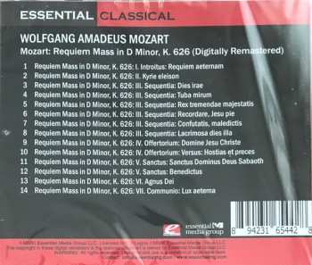 CD Wolfgang Amadeus Mozart: Requiem Mass In D Minor, K. 626