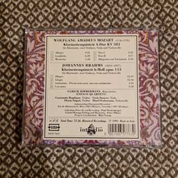 CD Johannes Brahms: Klarinettenquintett A-Dur KV 581 / Klarinettenquintett H-moll Op. 115