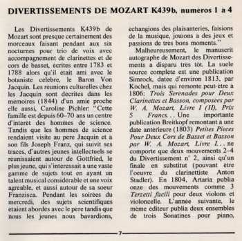 CD Wolfgang Amadeus Mozart: Divertimenti