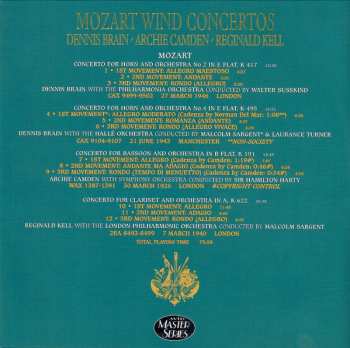 CD Wolfgang Amadeus Mozart: Wind Concertos