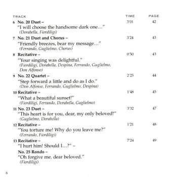 2CD Wolfgang Amadeus Mozart: Così Fan Tutte = Women Are Like That