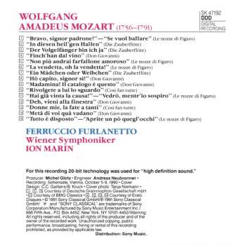 CD Wolfgang Amadeus Mozart: Ferruccio Furlanetto sings Mozart