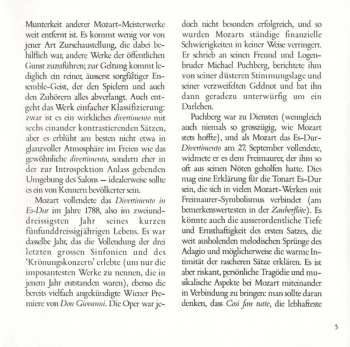 CD Wolfgang Amadeus Mozart: Divertimento, K.563