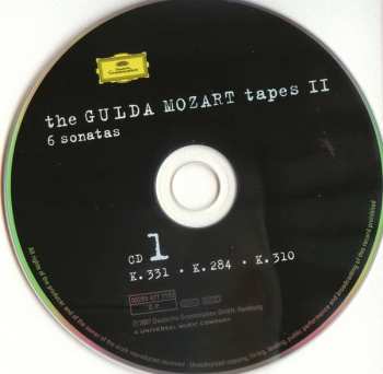 2CD Wolfgang Amadeus Mozart: The Gulda Mozart Tapes II: 6 Sonatas
