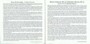 CD Wolfgang Amadeus Mozart: Grabmusik KV. 42, Gallimathias Musicum KV. 32