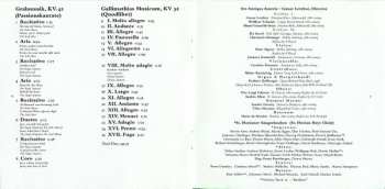 CD Wolfgang Amadeus Mozart: Grabmusik KV. 42, Gallimathias Musicum KV. 32
