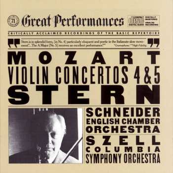 CD Wolfgang Amadeus Mozart: Mozart: Violin Concertos No. 4 & 5