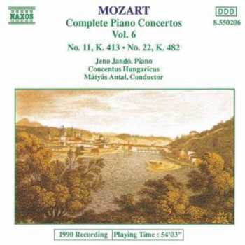 CD Wolfgang Amadeus Mozart: Complete Piano Concertos Vol. 6 - No. 11, K. 413, No. 22, K. 482