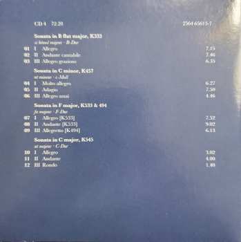 6CD/Set di cofanetti Wolfgang Amadeus Mozart: Piano Sonatas