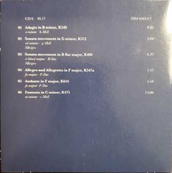 6CD/Set di cofanetti Wolfgang Amadeus Mozart: Piano Sonatas