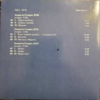 6CD/Set di cofanetti Wolfgang Amadeus Mozart: Piano Sonatas