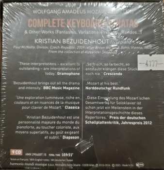 9CD/Set di cofanetti Wolfgang Amadeus Mozart: Complete Keyboard Sonatas