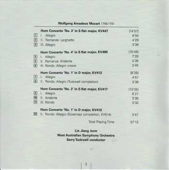 CD Wolfgang Amadeus Mozart: Mozart Horn Concertos