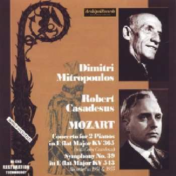 CD Mozart / Mitropolous: Konzert Fur Zwei Klaviere Kv 3