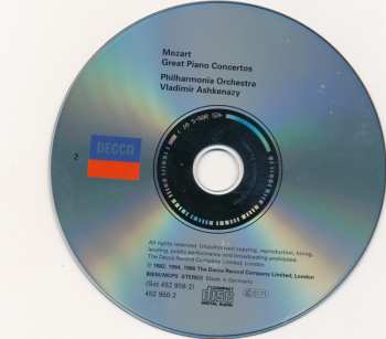 2CD Vladimir Ashkenazy: Great Piano Concertos