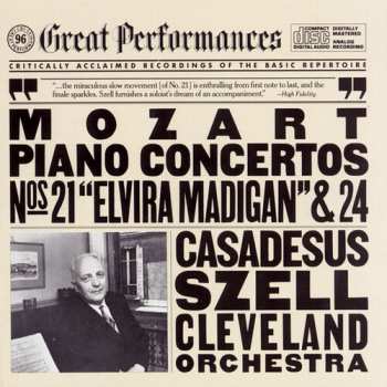 CD Wolfgang Amadeus Mozart: Piano Concertos Nos 21 "Elvira Madigan" & 24