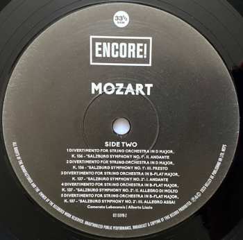 LP Wolfgang Amadeus Mozart: Eine Kleine Nachtmusik / A Little Night Music / Salzburg Symphonies